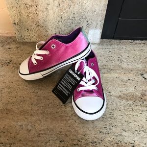 NWT Velvet converse shoes!